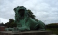 Escultura de león, en Copenhague